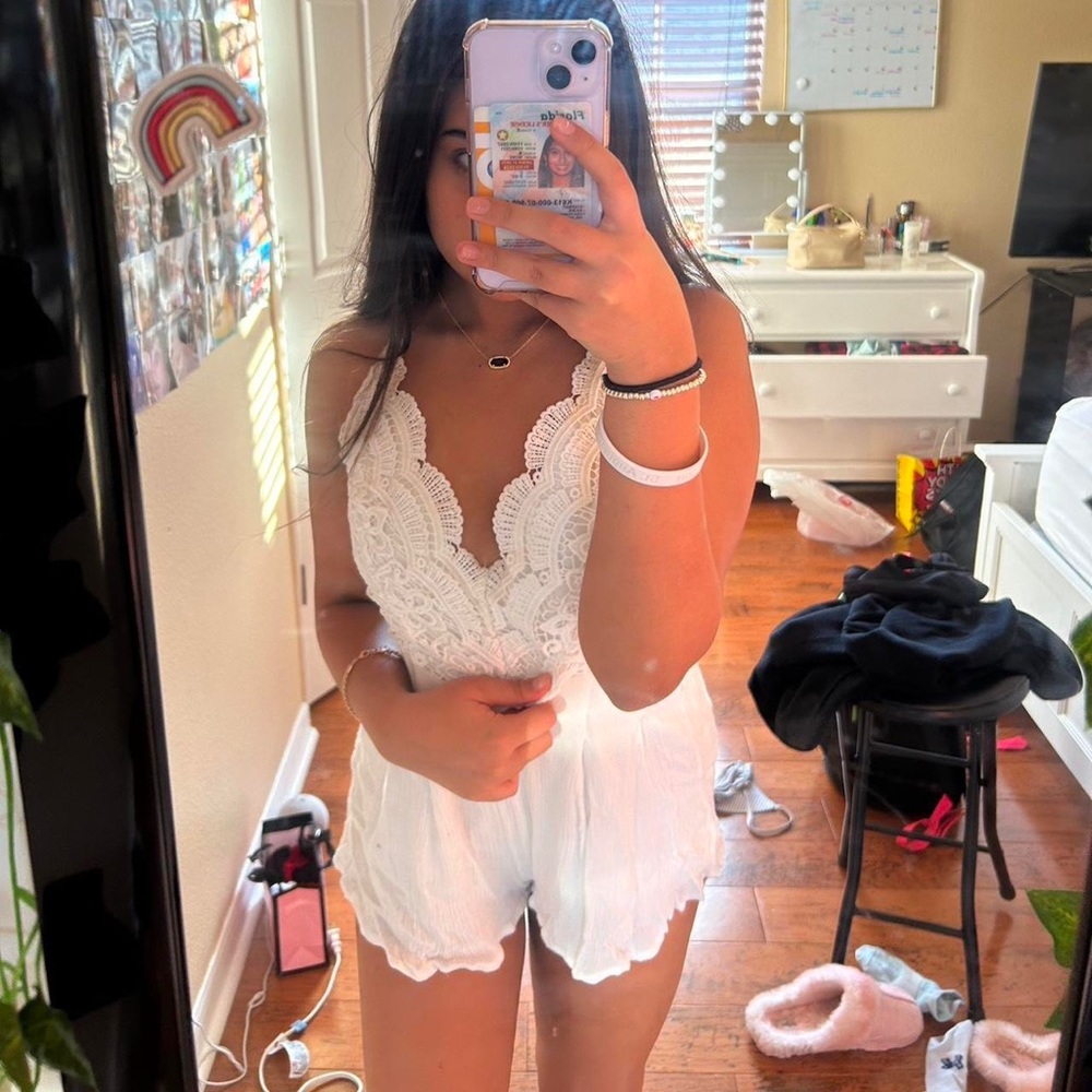 gorgeous white romper